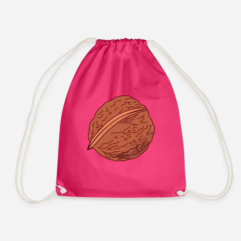 walnuts walnuss veggie gemuese fruits6 - Turnbeutel - Fuchsia