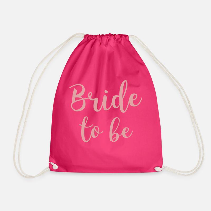Bride to be - Bridecrew - Team Bride 2019 - Turnbeutel - Fuchsia