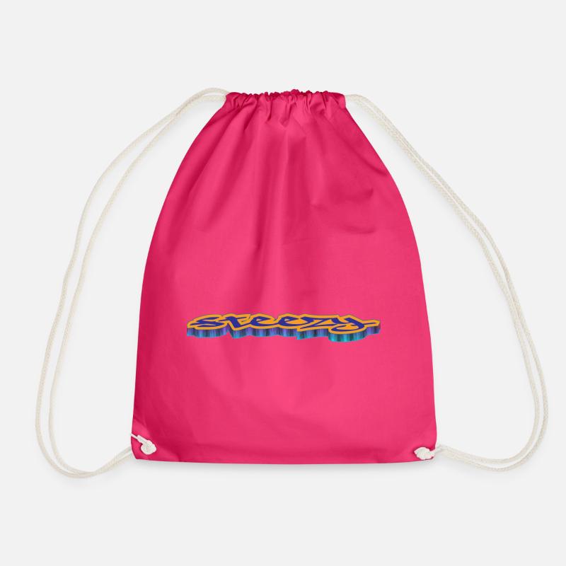 steezy - Drawstring Bag - fuchsia
