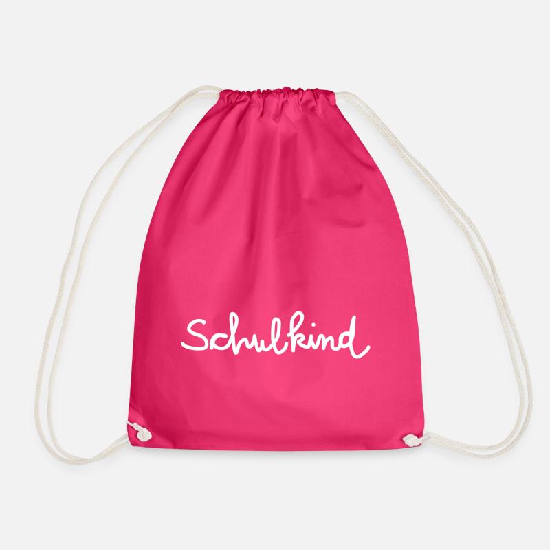 Endlich Schulkind! - Turnbeutel - Fuchsia