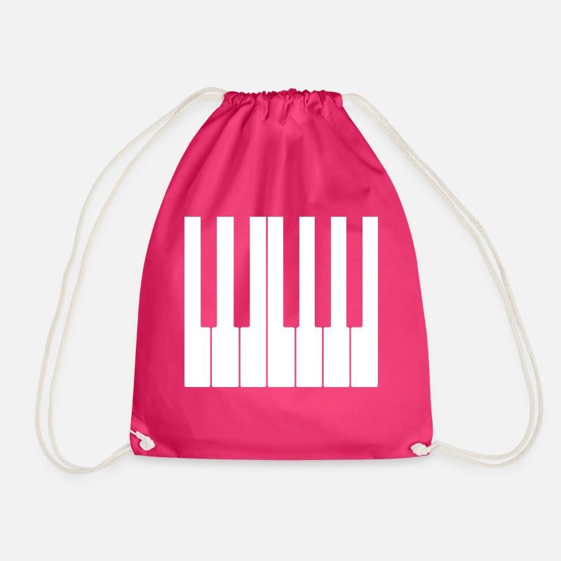 Tasten C bis B - Turnbeutel - Fuchsia