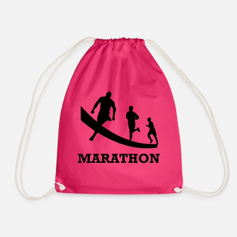Running Joggen Marathon - Turnbeutel - Fuchsia