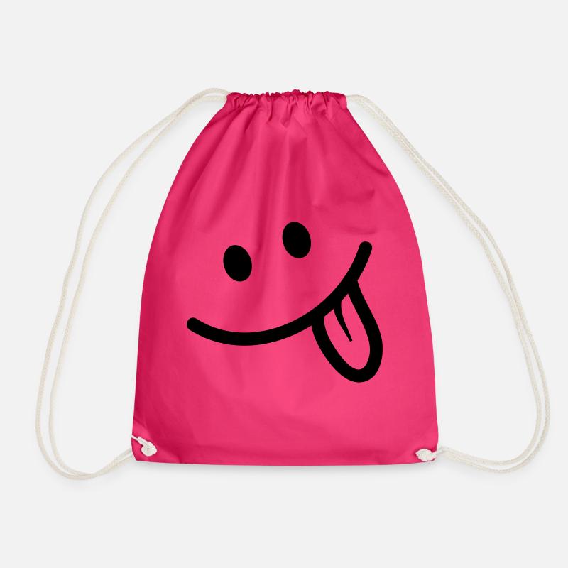 Smile - Turnbeutel - Fuchsia