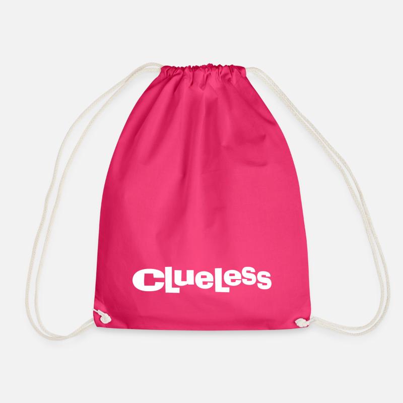 Clueless Logo Classique - Drawstring Bag - fuchsia