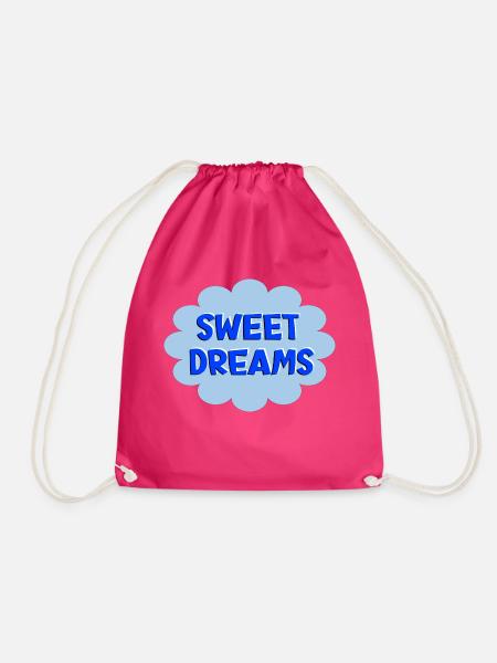 sweet dreams, schöne Träume - Turnbeutel - Fuchsia