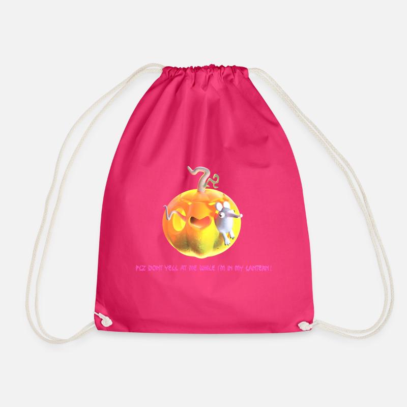 Don't yell at me while I'm in my lantern! - Drawstring Bag - fuchsia