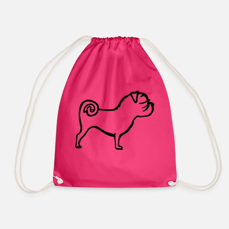 Mops - Sac de sport léger - fuchsia