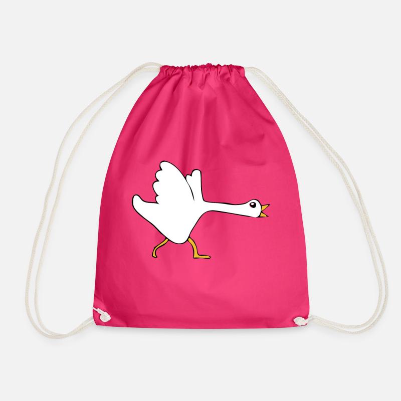 Gans - Turnbeutel - Fuchsia