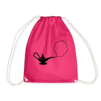 wunderlampe_01 - Turnbeutel - Fuchsia - Vorne