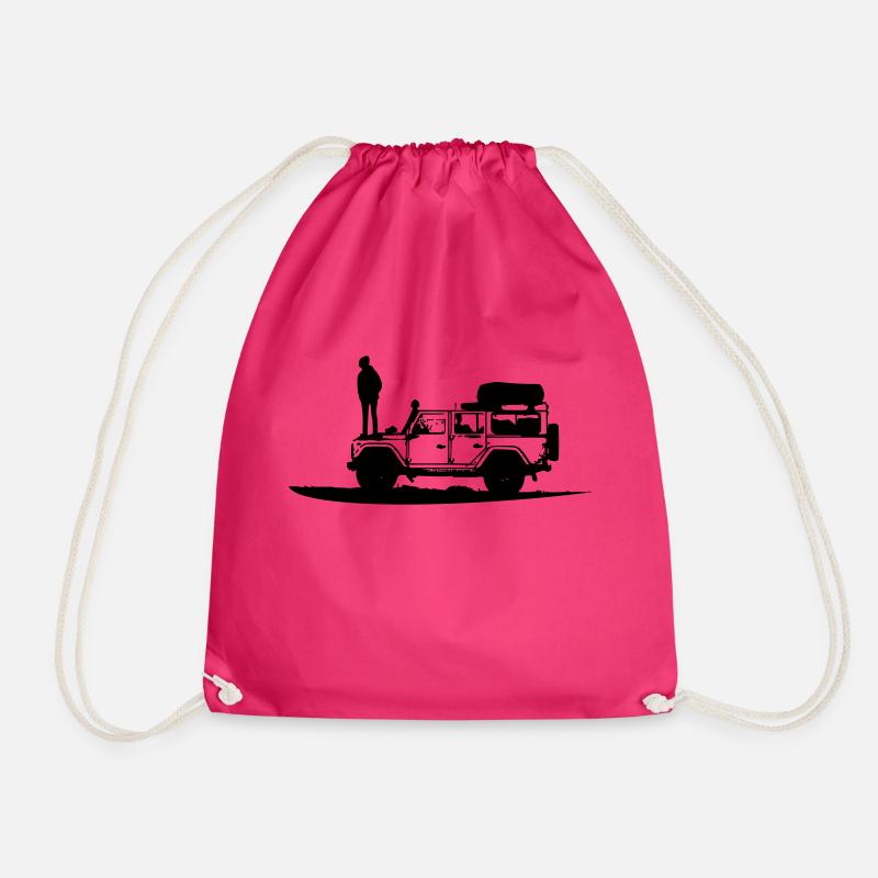 Defender LR - Drawstring Bag - fuchsia