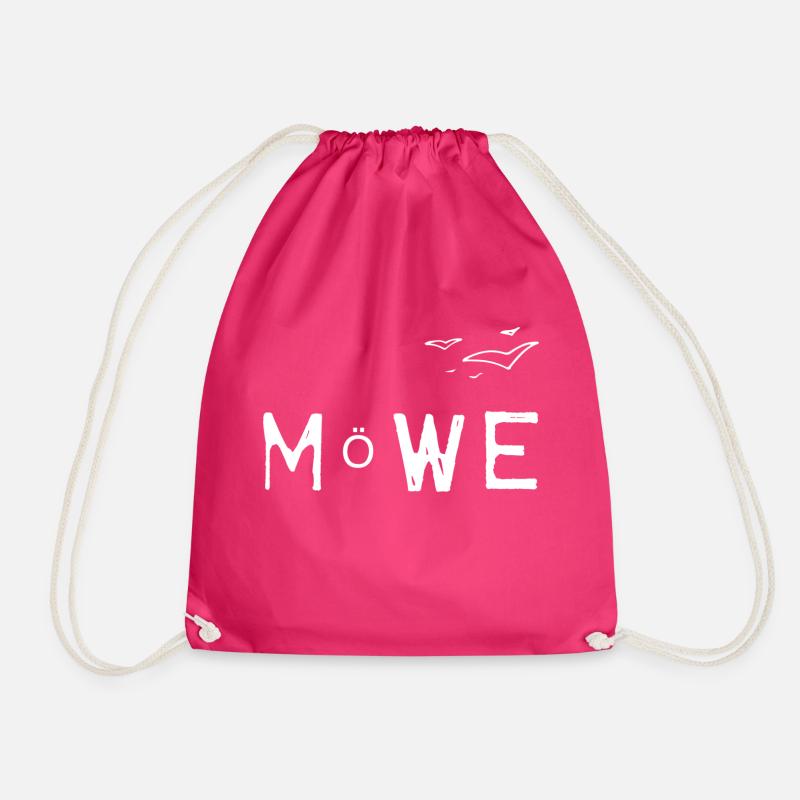 möwe - Turnbeutel - Fuchsia