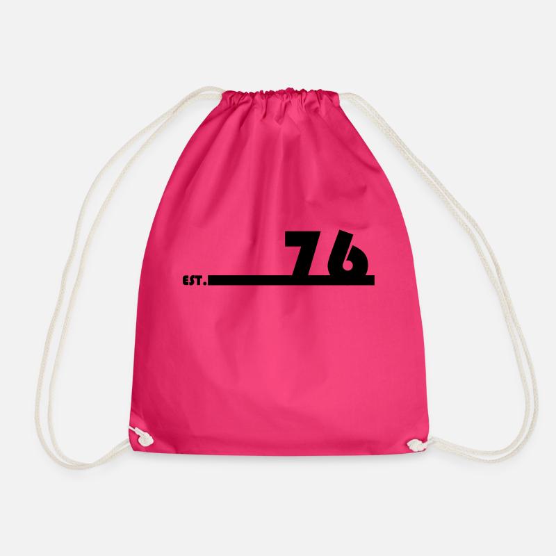 76_Black_Bauhaus93 - Turnbeutel - Fuchsia