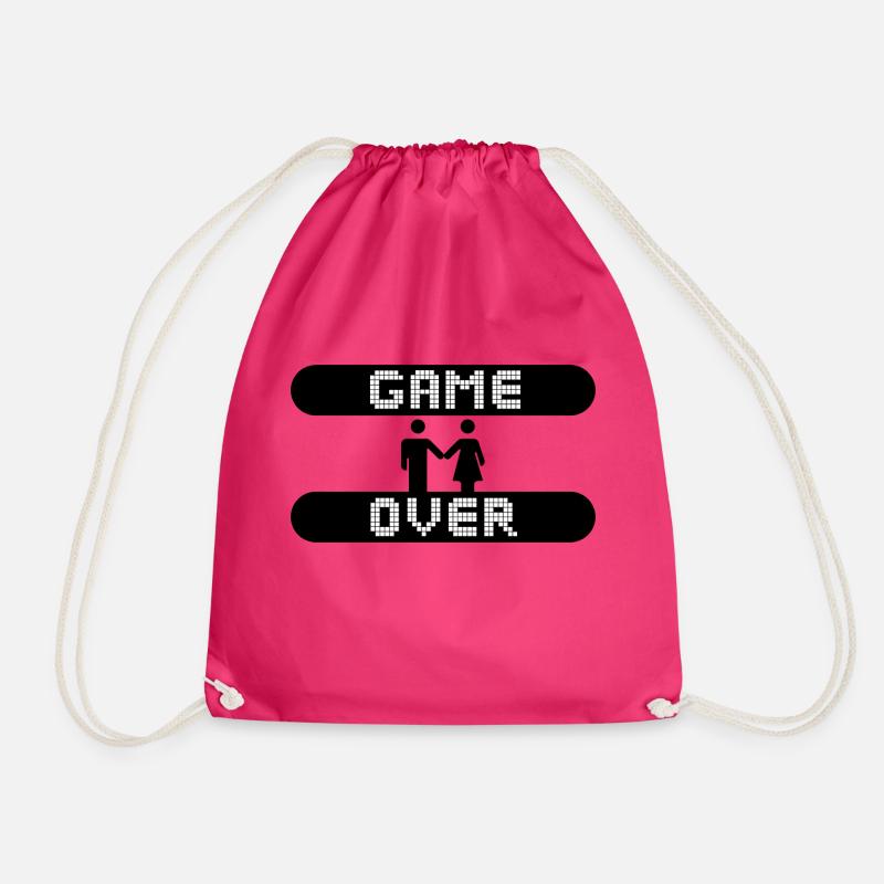 Game over - Turnbeutel - Fuchsia