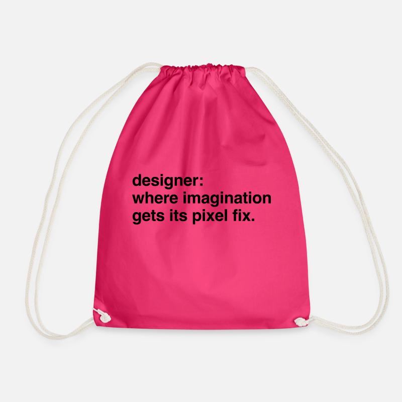 Designer Designerin Design 006 - Turnbeutel - Fuchsia