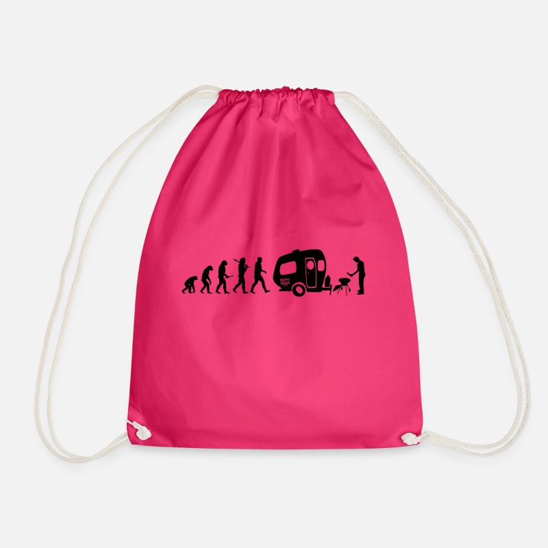happy_evolution_camper - Turnbeutel - Fuchsia