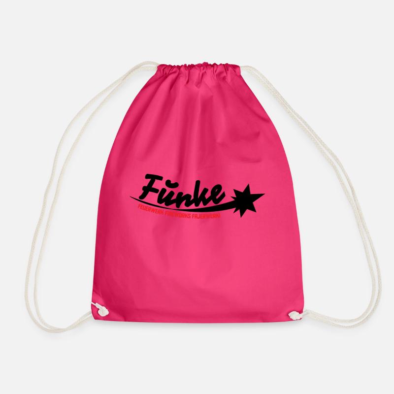 Funke Logo Schwarz/Rot - Turnbeutel - Fuchsia