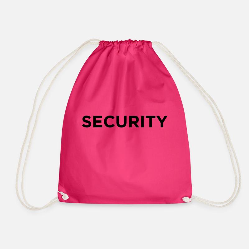Security - Drawstring Bag - fuchsia