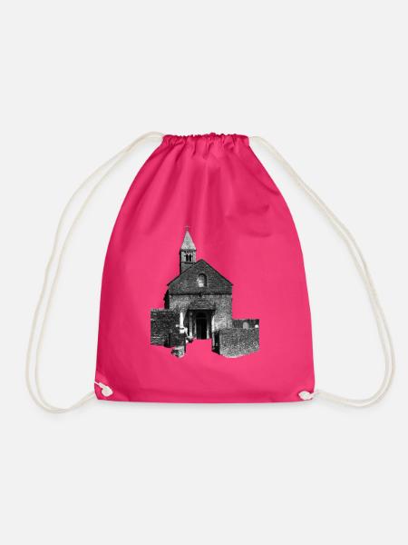 Taize Dorfkirche - Turnbeutel - Fuchsia