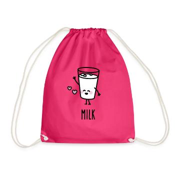 Milk - Best friends forever (BFF) - Turnbeutel - Fuchsia - Vorne