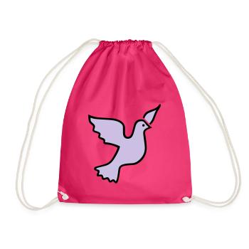 colombe - Sac de sport léger - fuchsia - Devant