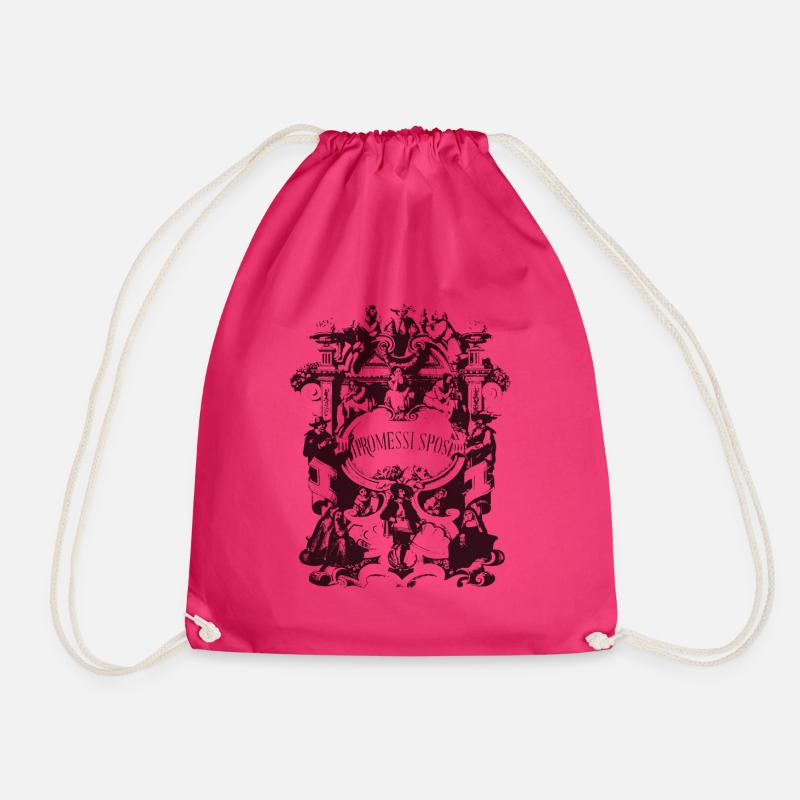 GoClassic | The Promessi Sposi - Drawstring Bag - fuchsia