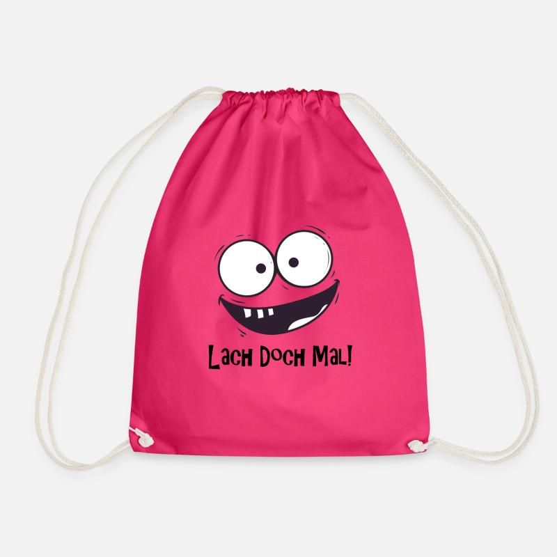 Lach doch mal - Turnbeutel - Fuchsia
