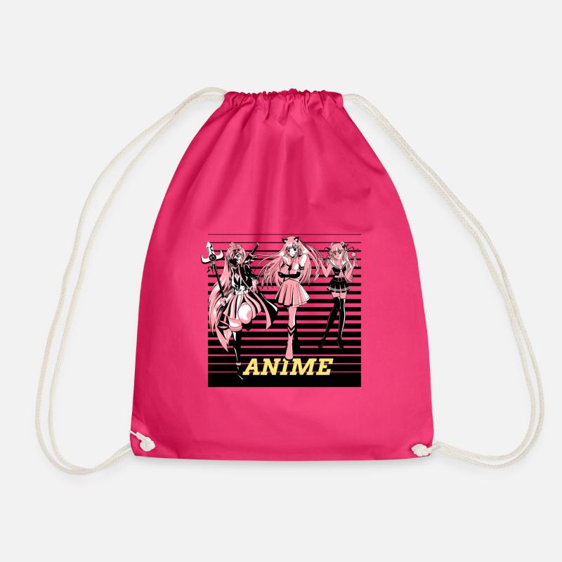 Anime - Turnbeutel - Fuchsia