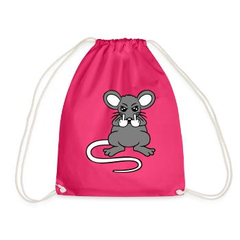 Souris Méchant En Colère Frustré Agressif Majeur - Sac de sport léger - fuchsia - Devant