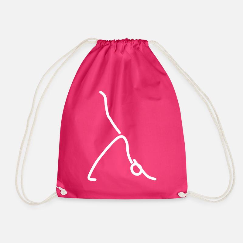 iYpsilon Yoga Schritt - Turnbeutel - Fuchsia
