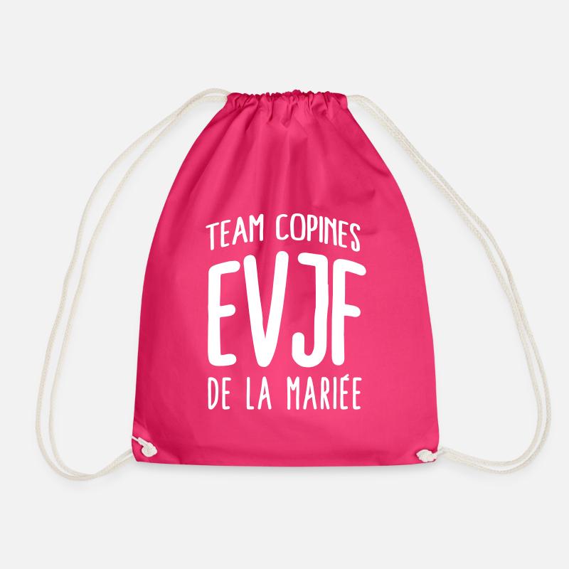 Copines EVJF équipe de la mariée - Sac de sport léger - fuchsia