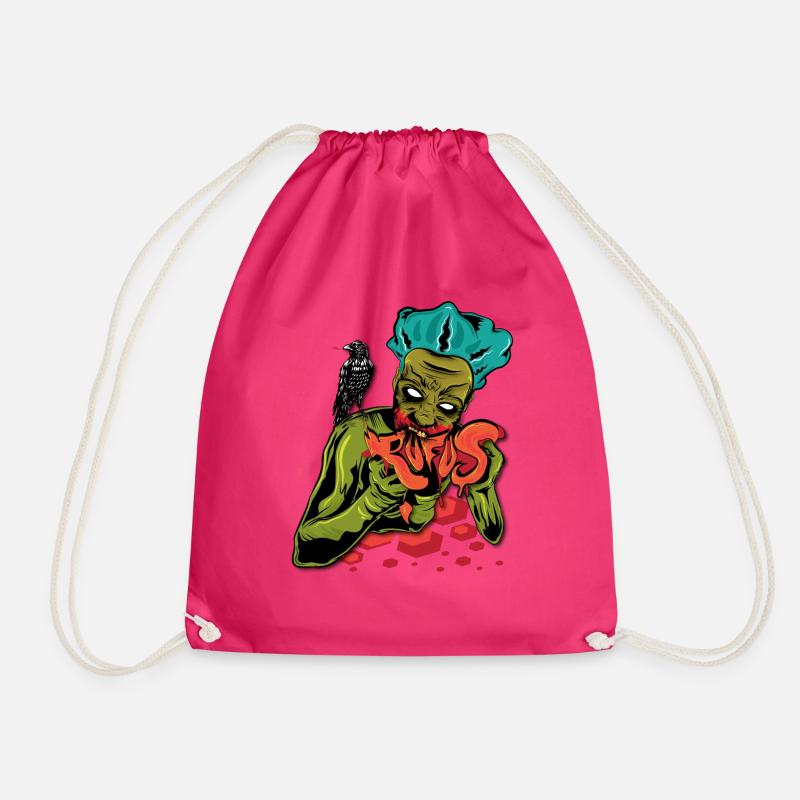 Zombie - Turnbeutel - Fuchsia