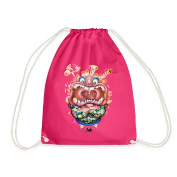 Drama Tante - Turnbeutel - Fuchsia - Vorne