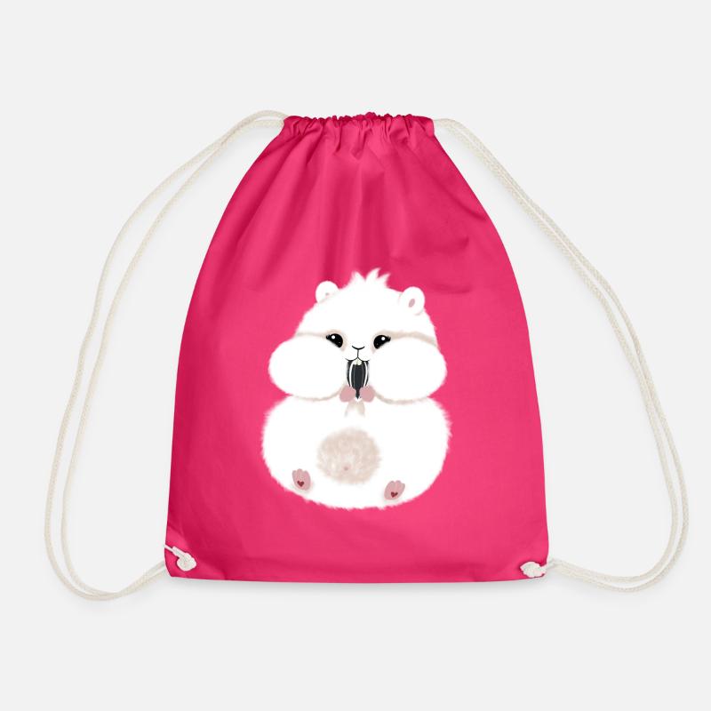 Hamster Marshmallow 🐹 - Turnbeutel - Fuchsia