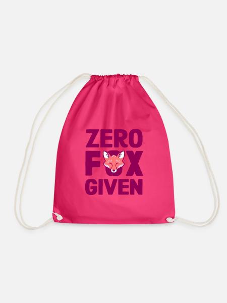 Zero Fox Given - Turnbeutel - Fuchsia