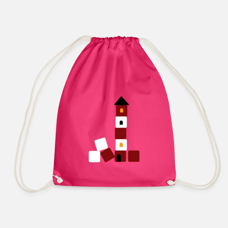Amrumer Leuchtturm - Turnbeutel - Fuchsia