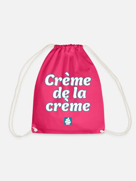 Crème de la Crème – Das Beste - Turnbeutel - Fuchsia