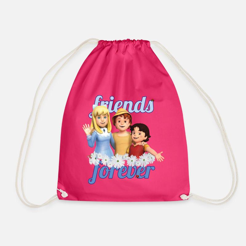 Heidi Friends Forever - Drawstring Bag - fuchsia