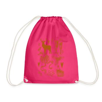 WEIHNACHTSSAMMLUNG - Turnbeutel - Fuchsia - Vorne