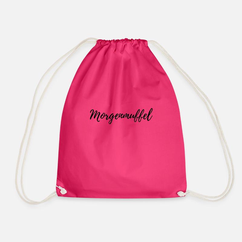 Morgenmuffel - Turnbeutel - Fuchsia