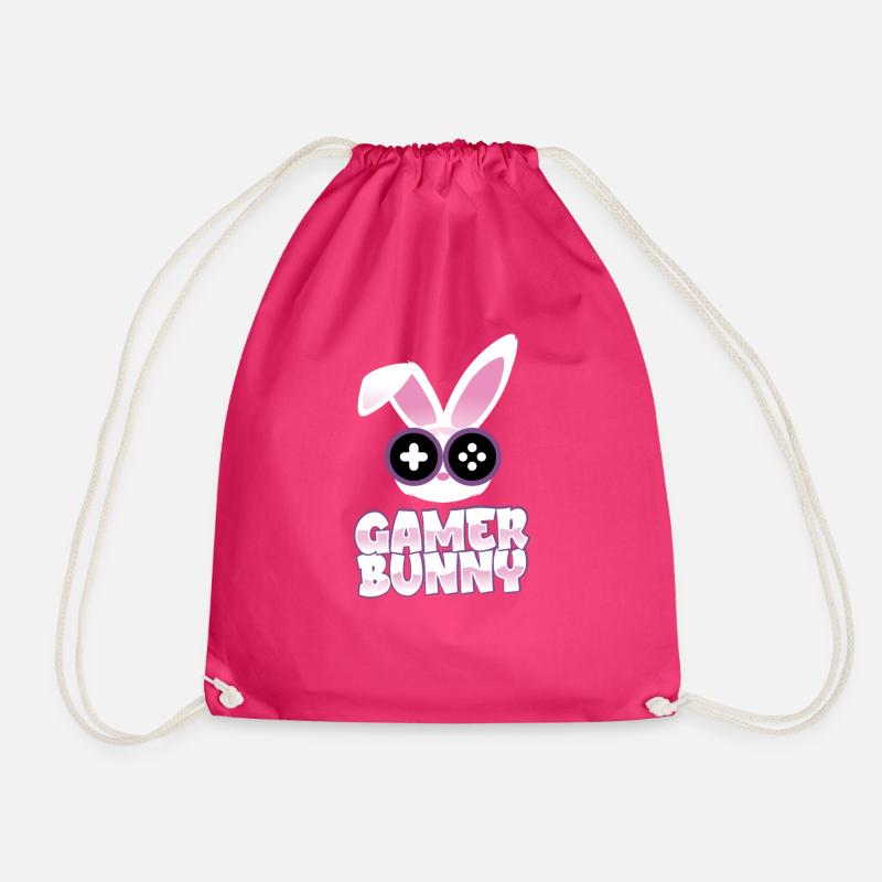 GAMER BUNNY - Turnbeutel - Fuchsia