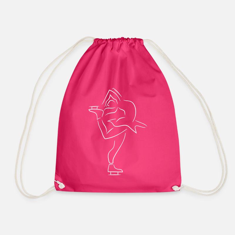 Eiskunstläuferin - Turnbeutel - Fuchsia