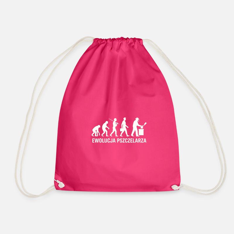Die Entwicklung des Imkers - Turnbeutel - Fuchsia