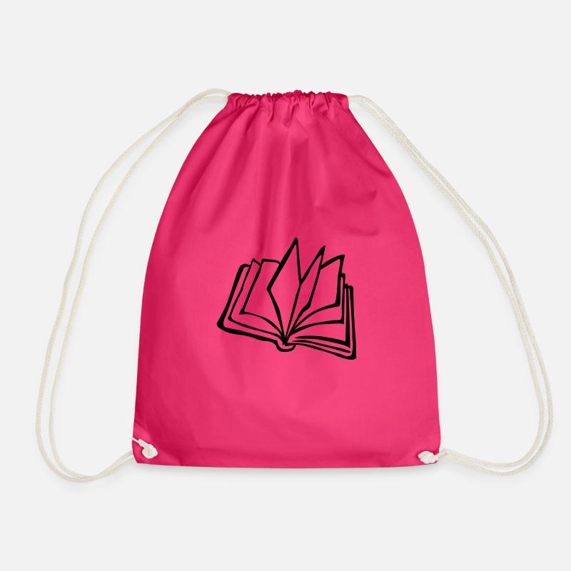 Buch - Turnbeutel - Fuchsia