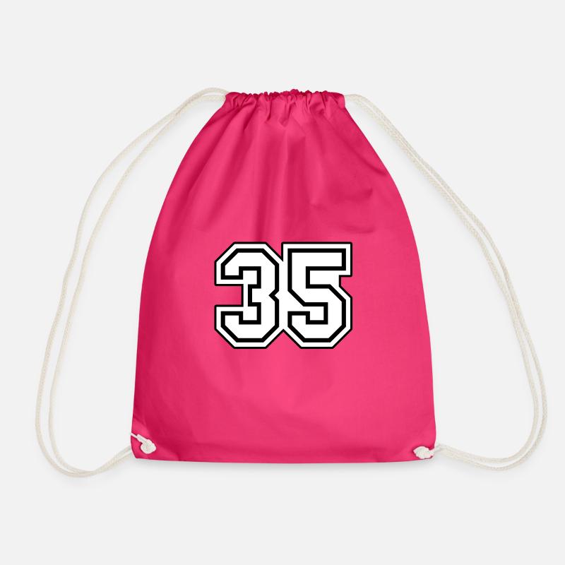 35 - Drawstring Bag - fuchsia