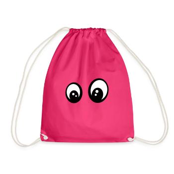 Yeux - Sac de sport léger - fuchsia - Devant