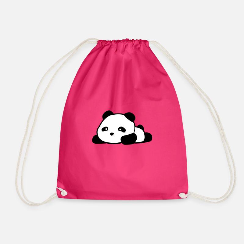 Panda - Turnbeutel - Fuchsia