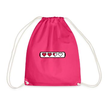 Gaming - Turnbeutel - Fuchsia - Vorne