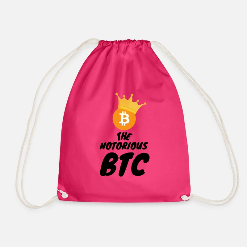 Krypto Notorious BTC 2 Bitcoin - Turnbeutel - Fuchsia