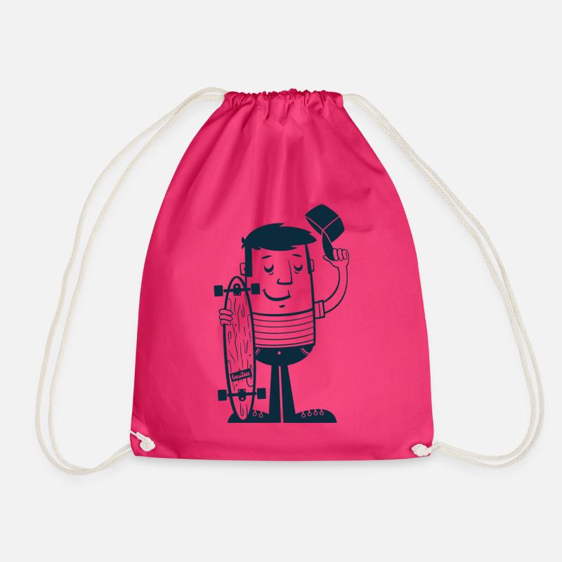 Do not Call It Skateboard - Drawstring Bag - fuchsia