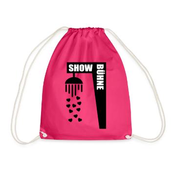Chor Bühne Duschen - Turnbeutel - Fuchsia - Vorne